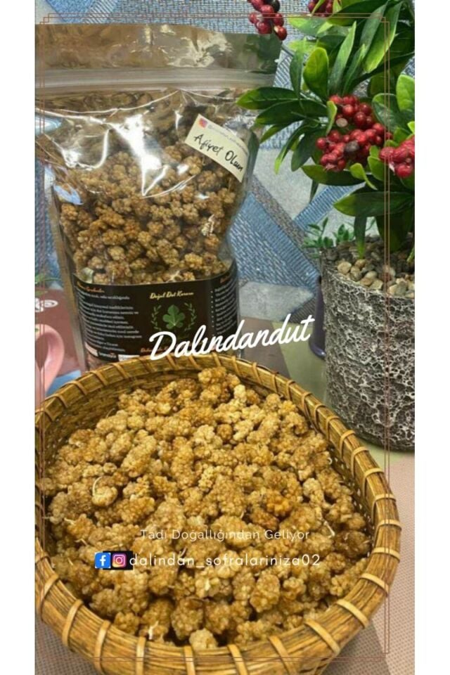 Yeni Mahsül Doğal Kurutulmuş Organik Dut Kurusu ( Yerli) 500gr