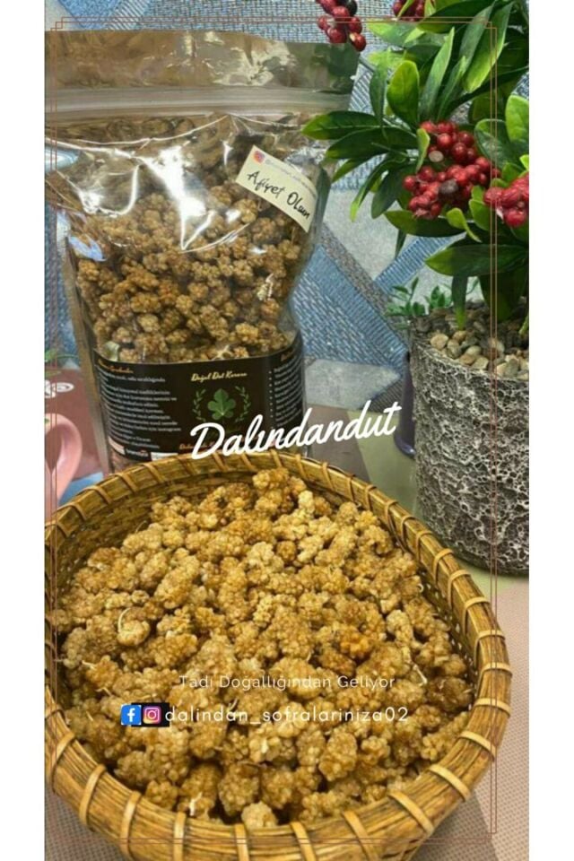 Yeni Mahsül Doğal Kurutulmuş Organik Dut Kurusu (YERLİ) 250gr